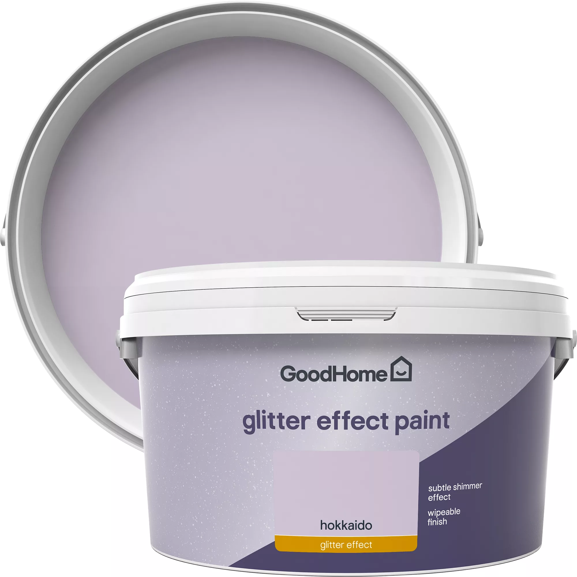GoodHome Feature wall Hokkaido Glitter effect Emulsion paint, 2L GoodHome Feature Wall Hokkaido Glitter Effect Emulsion Paint, 2L -trade point store goodhome feature wall hokkaido glitter effect emulsion paint 2l3663602402527 37c