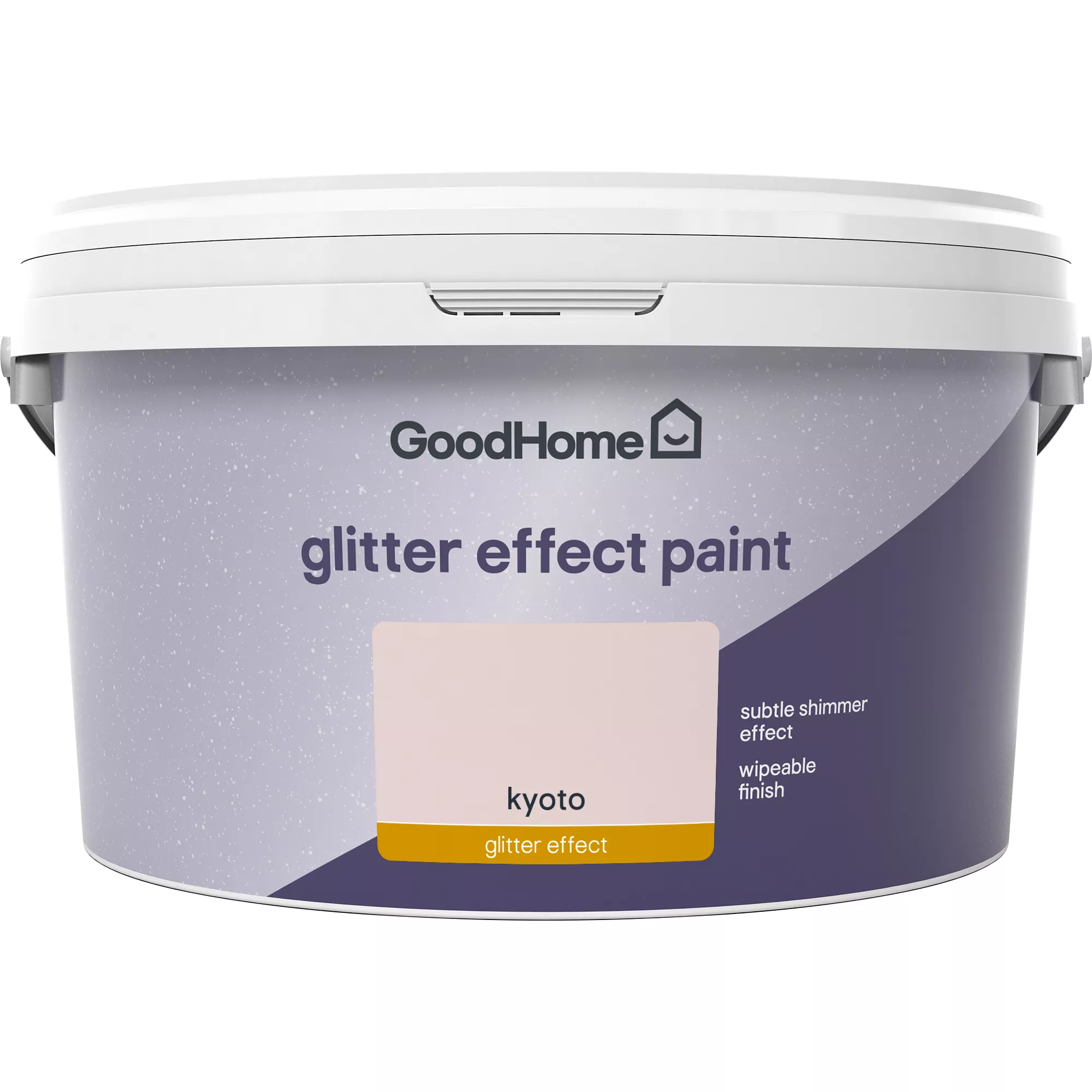 GoodHome Feature wall Kyoto Glitter effect Emulsion paint, 2L GoodHome Feature Wall Kyoto Glitter Effect Emulsion Paint, 2L -trade point store goodhome feature wall kyoto glitter effect emulsion paint 2l3663602402534 02c
