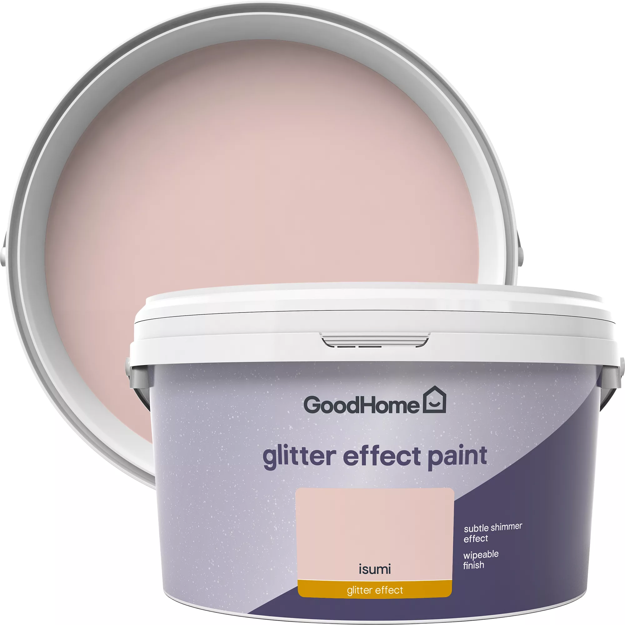 GoodHome Feature Walls Isumi Glitter effect Emulsion paint, 2L GoodHome Feature Walls Isumi Glitter Effect Emulsion Paint, 2L -trade point store goodhome feature walls isumi glitter effect emulsion paint 2l5059340273419 37c