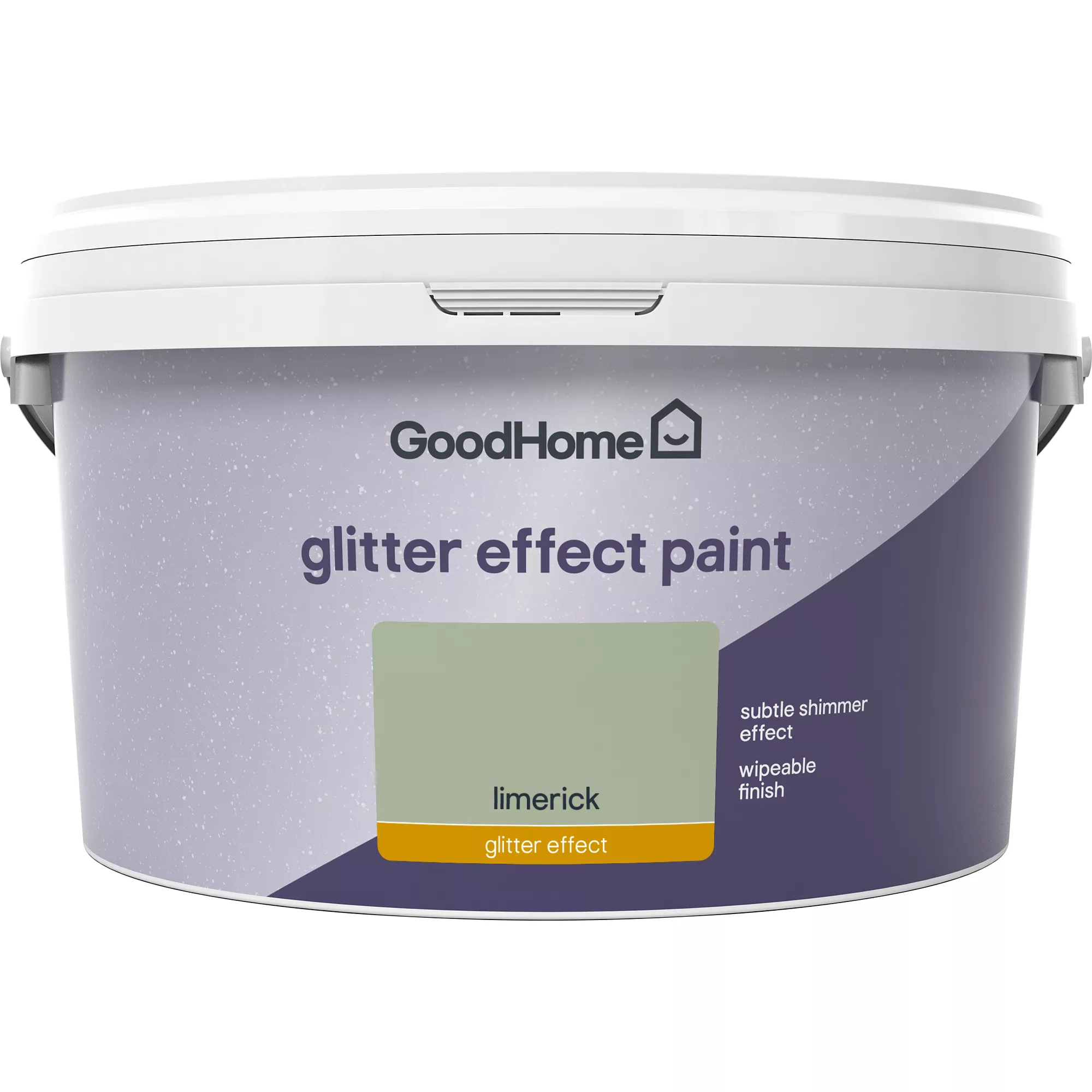GoodHome Feature Walls Limerick Glitter effect Emulsion paint, 2L GoodHome Feature Walls Limerick Glitter Effect Emulsion Paint, 2L -trade point store goodhome feature walls limerick glitter effect emulsion paint 2l5059340273365 02c