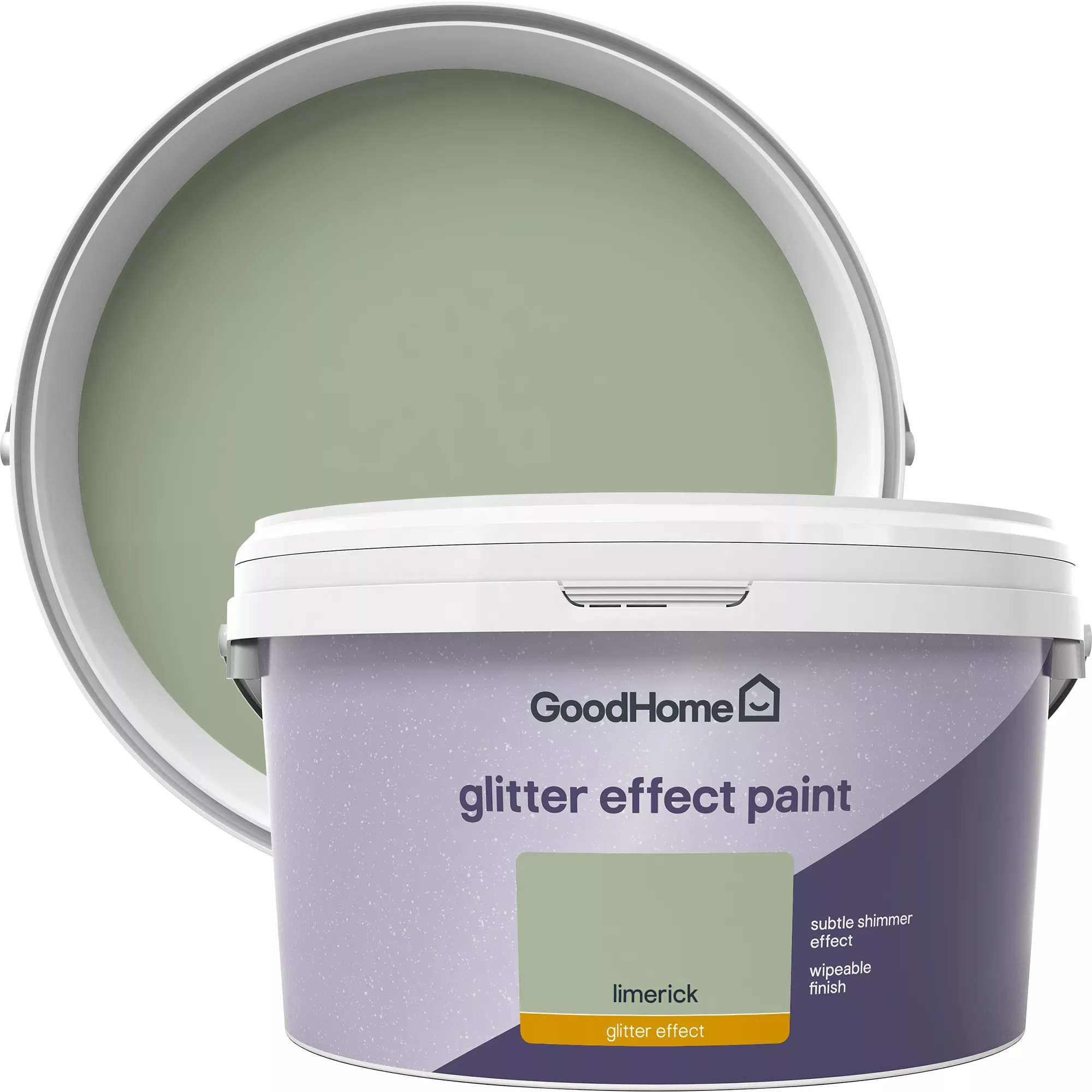 GoodHome Feature Walls Limerick Glitter effect Emulsion paint, 2L GoodHome Feature Walls Limerick Glitter Effect Emulsion Paint, 2L -trade point store goodhome feature walls limerick glitter effect emulsion paint 2l5059340273365 37c