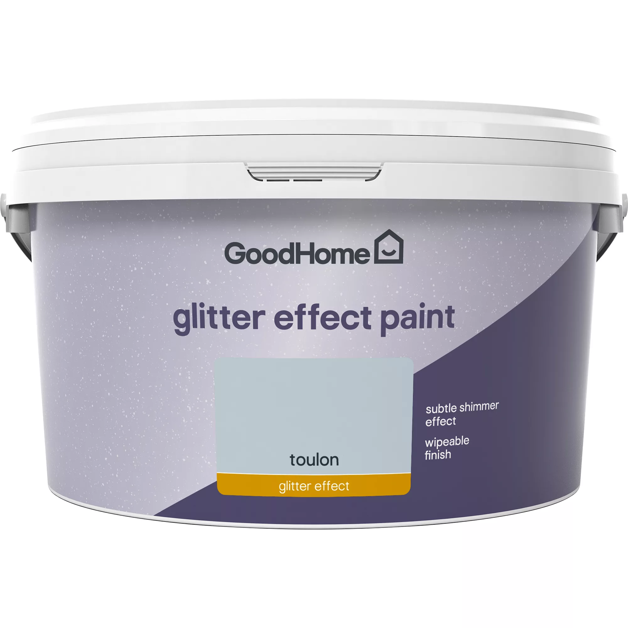GoodHome Feature Walls Toulon Glitter effect Emulsion paint, 2L GoodHome Feature Walls Toulon Glitter Effect Emulsion Paint, 2L -trade point store goodhome feature walls toulon glitter effect emulsion paint 2l5059340273358 02c
