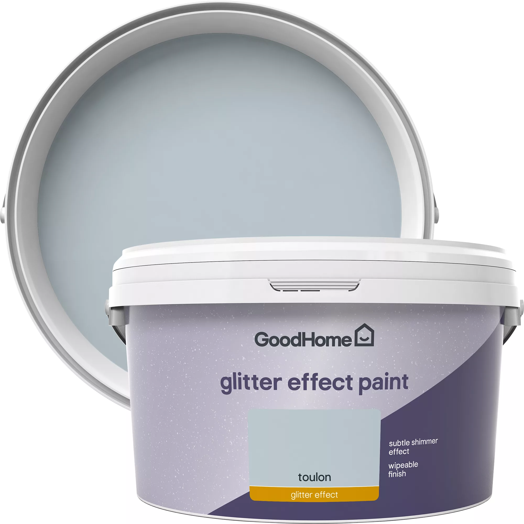 GoodHome Feature Walls Toulon Glitter effect Emulsion paint, 2L GoodHome Feature Walls Toulon Glitter Effect Emulsion Paint, 2L -trade point store goodhome feature walls toulon glitter effect emulsion paint 2l5059340273358 37c