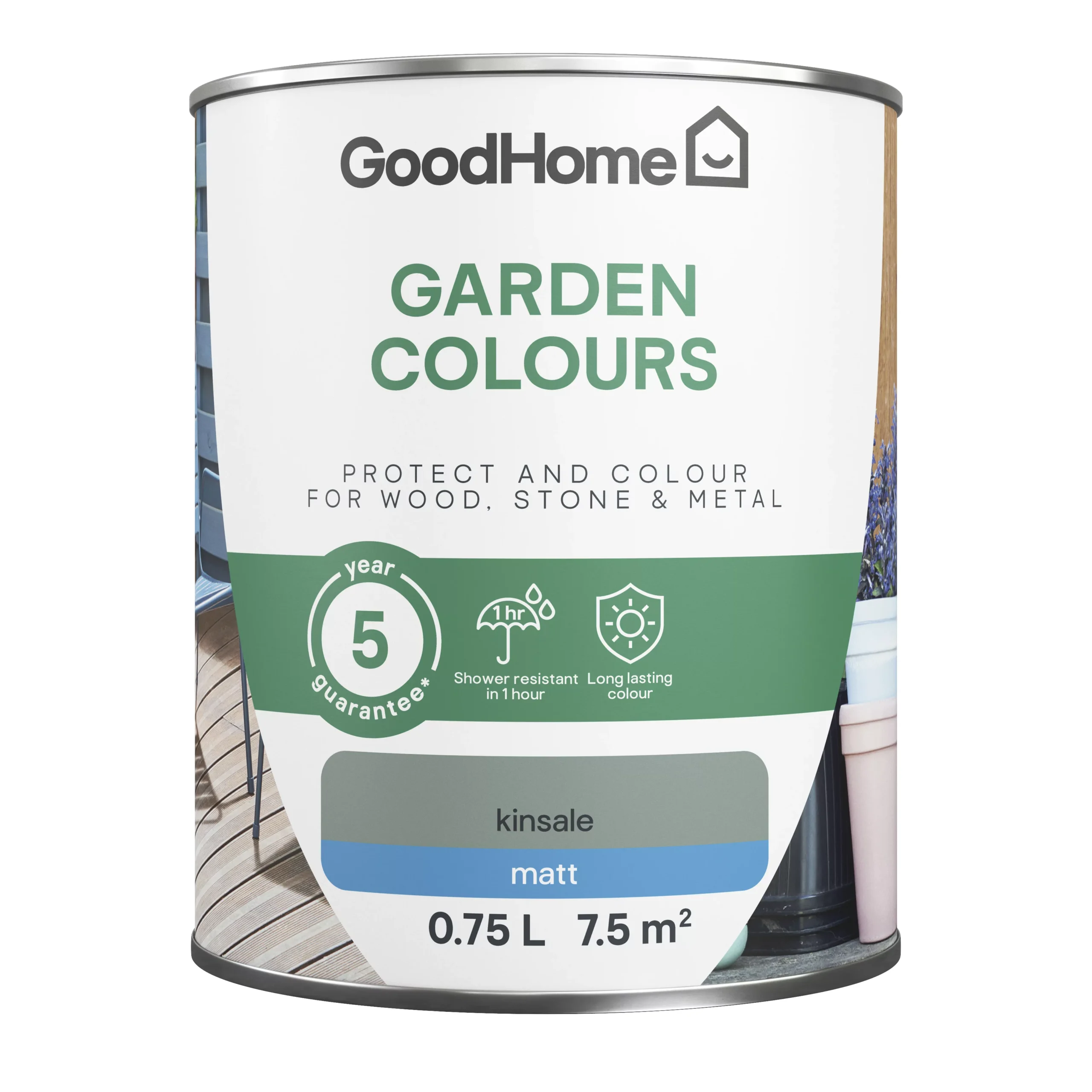 GoodHome Garden Colours Kinsale Matt Multi-surface paint, 750ml GoodHome Garden Colours Kinsale Matt Multi-surface Paint, 750ml -trade point store goodhome garden colours kinsale matt multi surface paint 750ml5036581069599 02c bq scaled
