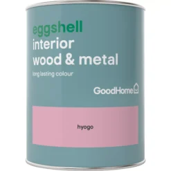 GoodHome Hyogo Eggshell Metal & Wood Paint, 750ml 3 GoodHome Hyogo Eggshell Metal & Wood Paint, 750ml -trade point store goodhome hyogo eggshell metal wood paint 750ml5036581059231 02c BQ
