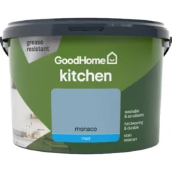 GoodHome Kitchen Monaco Matt Emulsion Paint, 2.5L -trade point store goodhome kitchen monaco matt emulsion paint 2 5l3663602592310 02c
