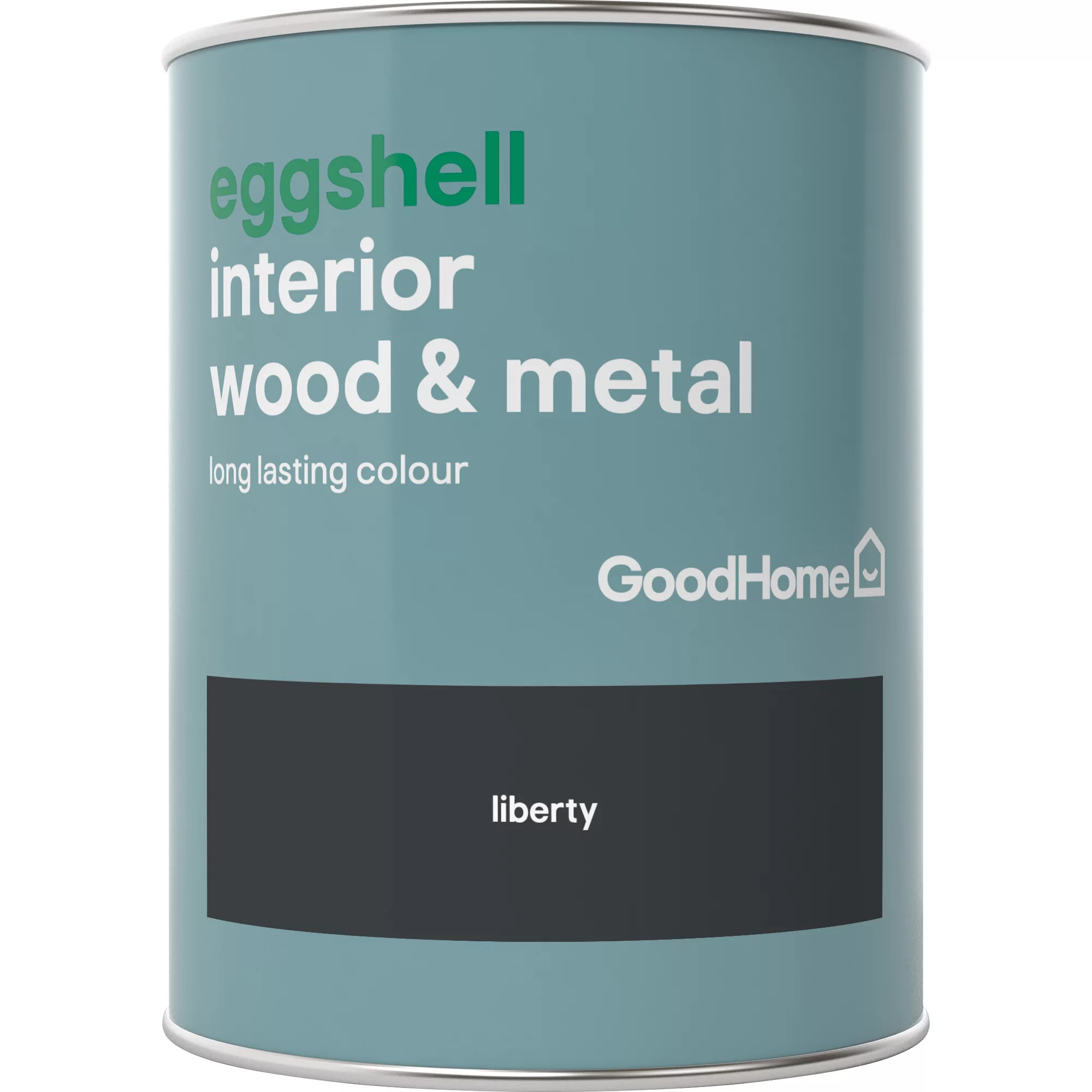GoodHome Liberty black Eggshell Metal & wood paint, 750ml GoodHome Liberty Black Eggshell Metal & Wood Paint, 750ml -trade point store goodhome liberty black eggshell metal wood paint 750ml5036581059149 02c BQ