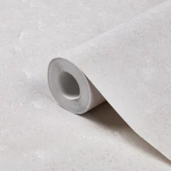 GoodHome Malmy Light Grey Textured Wallpaper