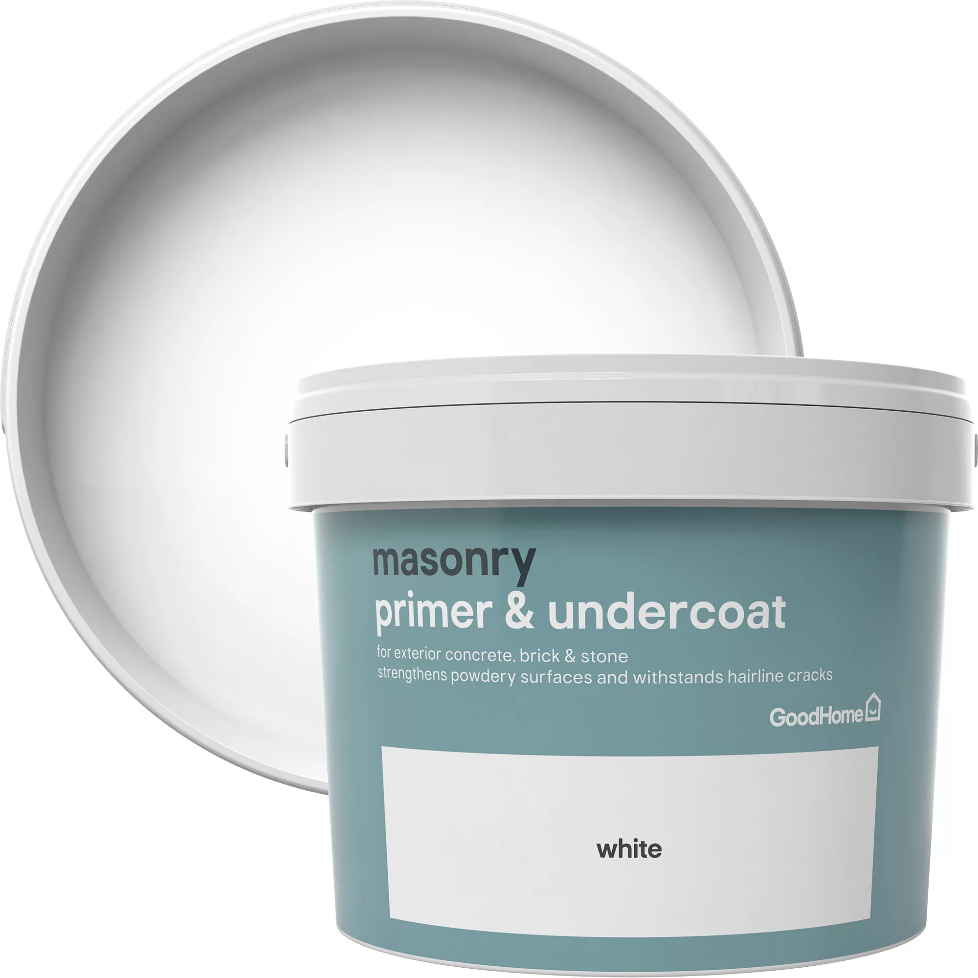 GoodHome Masonry White Primer & undercoat, 10L GoodHome Masonry White Primer & Undercoat, 10L -trade point store goodhome masonry white primer undercoat 10l5036581057091 37c