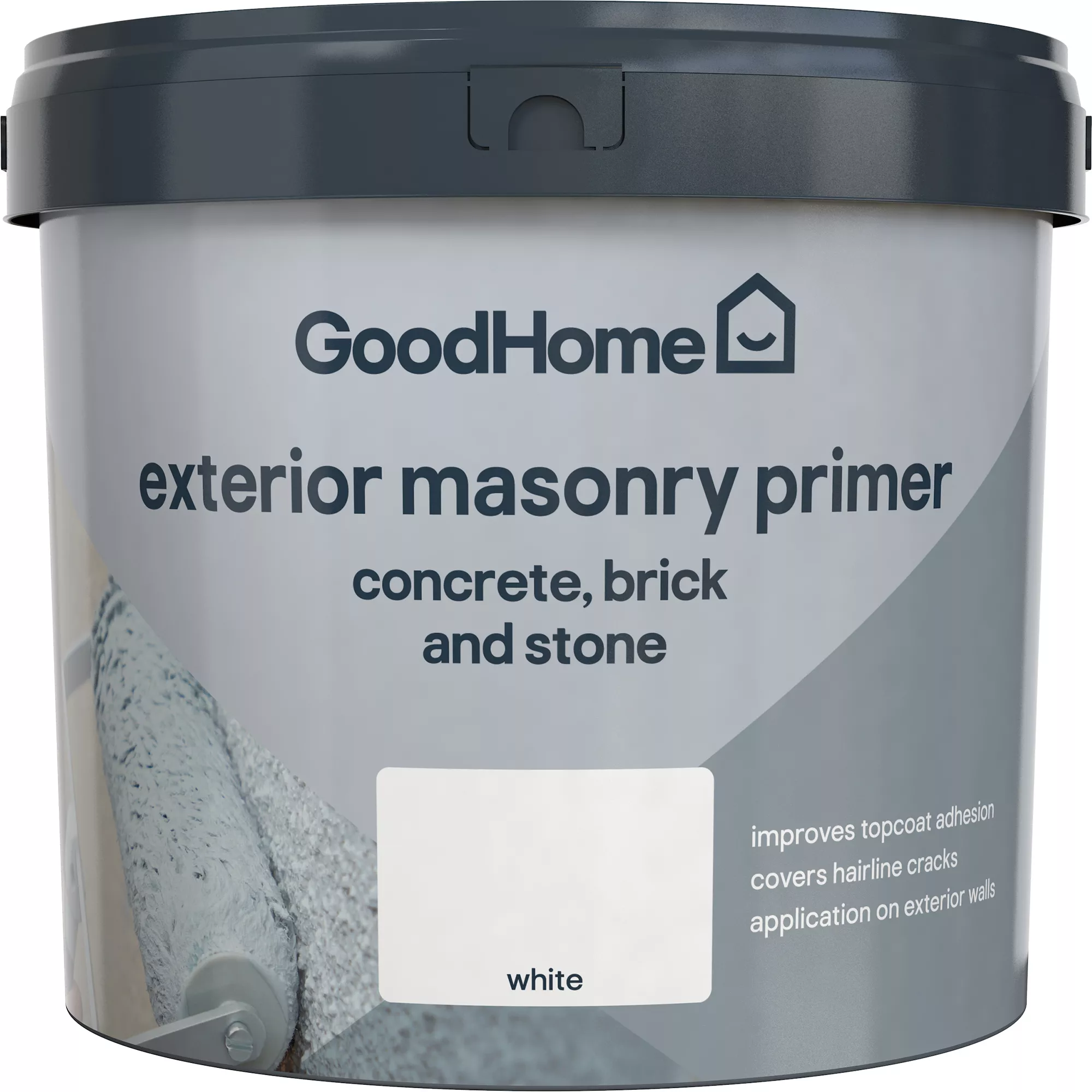GoodHome Masonry White Primer & undercoat, 5L GoodHome Masonry White Primer & Undercoat, 5L -trade point store goodhome masonry white primer undercoat 5l5036581057107 02c