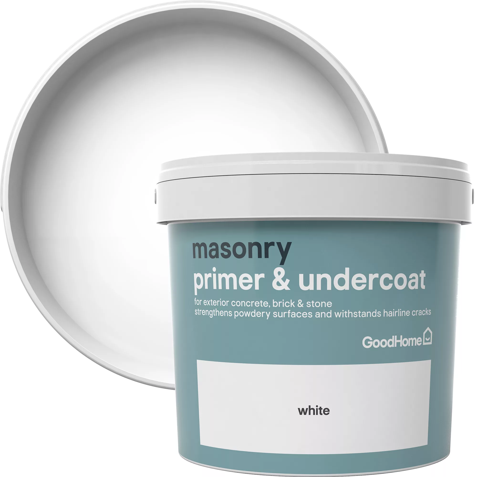 GoodHome Masonry White Primer & undercoat, 5L GoodHome Masonry White Primer & Undercoat, 5L -trade point store goodhome masonry white primer undercoat 5l5036581057107 37c