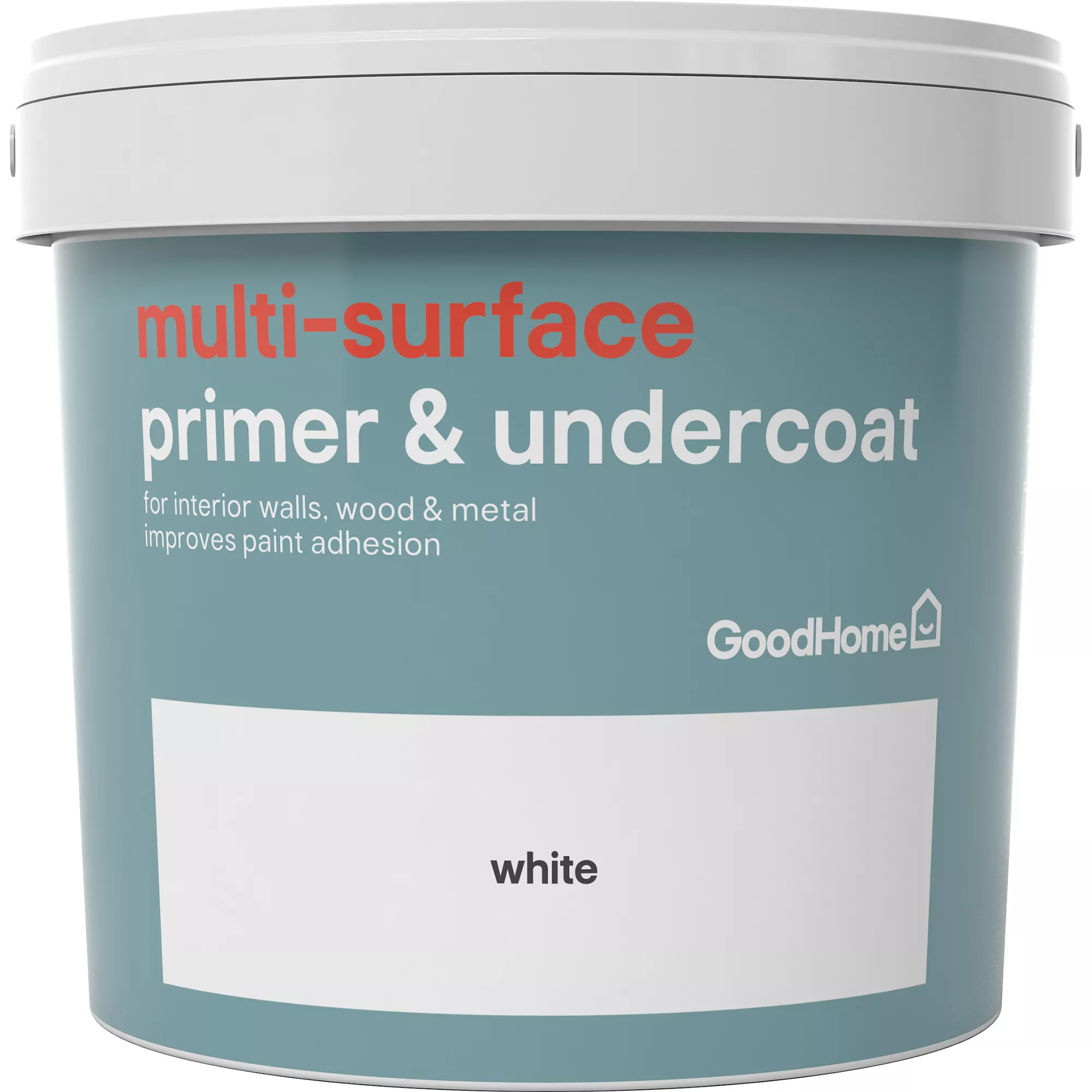 GoodHome Multi-Surface White Multi-surface Primer & undercoat, 5L GoodHome Multi-Surface White Multi-surface Primer & Undercoat, 5L -trade point store goodhome multi surface white multi surface primer undercoat 5l5036581057138 02c