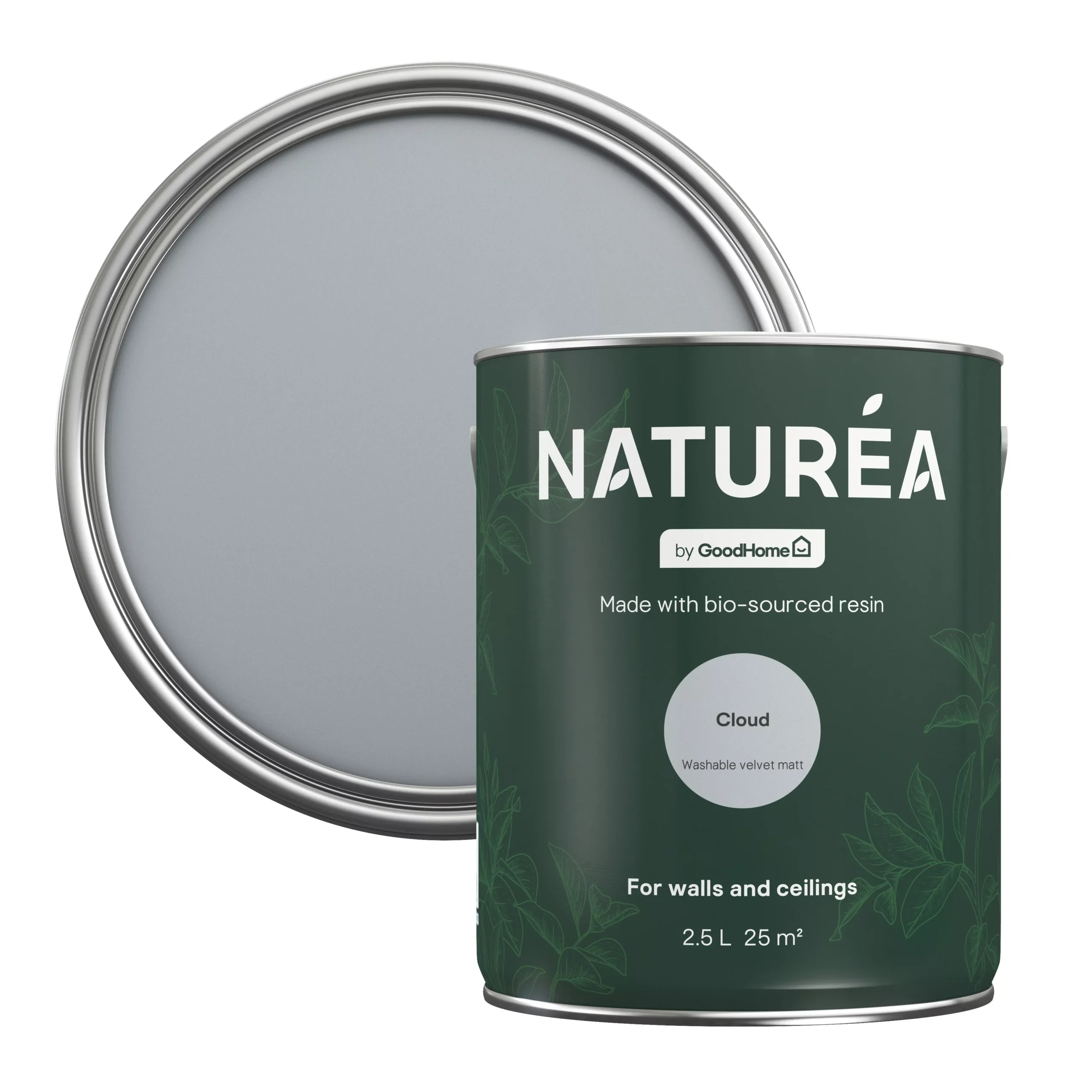 GoodHome Naturéa Cloud Velvet matt Emulsion paint, 2.5L GoodHome Naturéa Cloud Velvet Matt Emulsion Paint, 2.5L -trade point store goodhome naturea cloud velvet matt emulsion paint 2 5l5059340274201 21c scaled