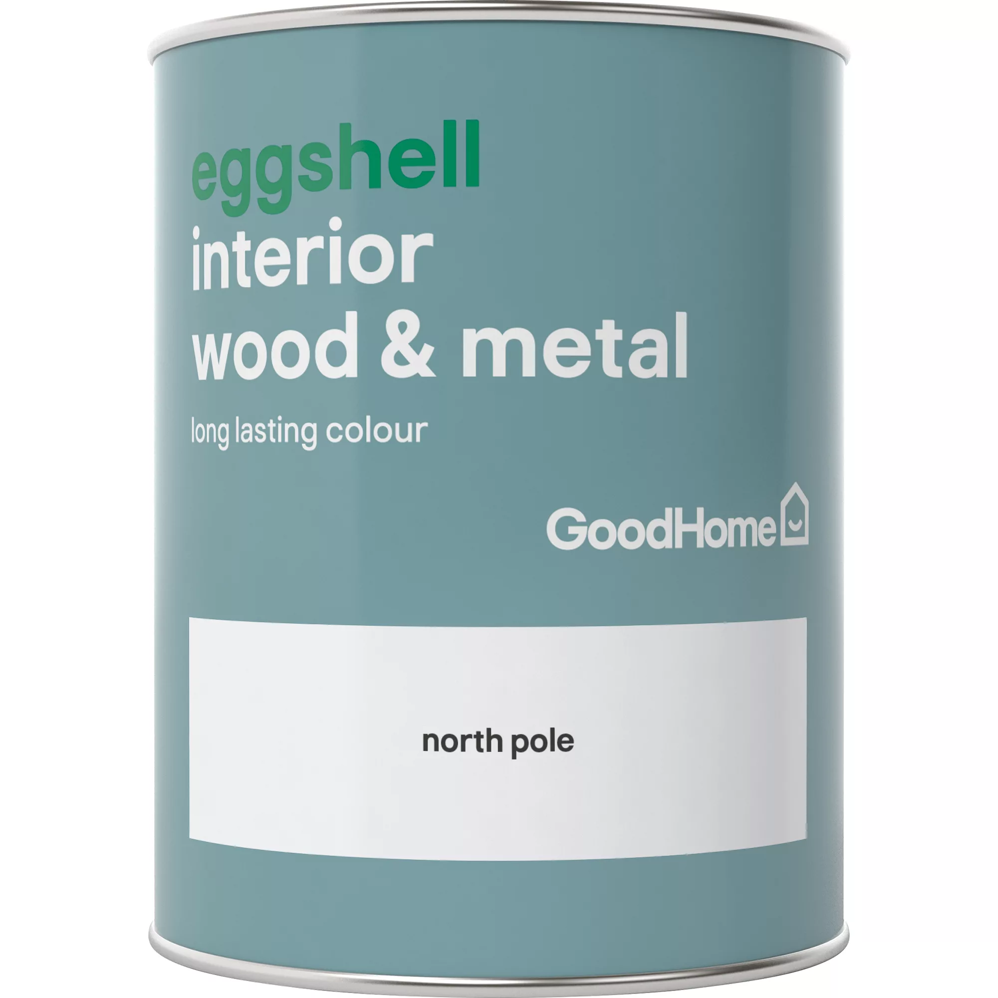 GoodHome North pole Eggshell Metal & wood paint, 750ml GoodHome North Pole Eggshell Metal & Wood Paint, 750ml -trade point store goodhome north pole eggshell metal wood paint 750ml5036581059064 02c BQ
