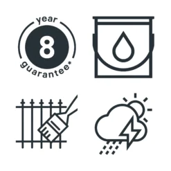 GoodHome Outdoor Black Gloss Exterior Metal Paint, 2.5L Tin 5 GoodHome Outdoor Black Gloss Exterior Metal Paint, 2.5L Tin -trade point store goodhome outdoor black gloss exterior metal paint 2 5l tin5059340296074 03t