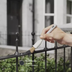 GoodHome Outdoor Black Satinwood Exterior Metal Paint, 2.5L Tin 7 GoodHome Outdoor Black Satinwood Exterior Metal Paint, 2.5L Tin -trade point store goodhome outdoor black satinwood exterior metal paint 2 5l tin5059340296050 19i EN 2022