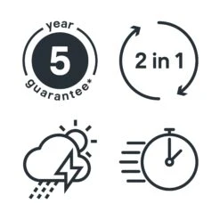 GoodHome Outdoor Black Satinwood Multi-surface Paint, 2.5L 5 GoodHome Outdoor Black Satinwood Multi-surface Paint, 2.5L -trade point store goodhome outdoor black satinwood multi surface paint 2 5l5059340296944 03t