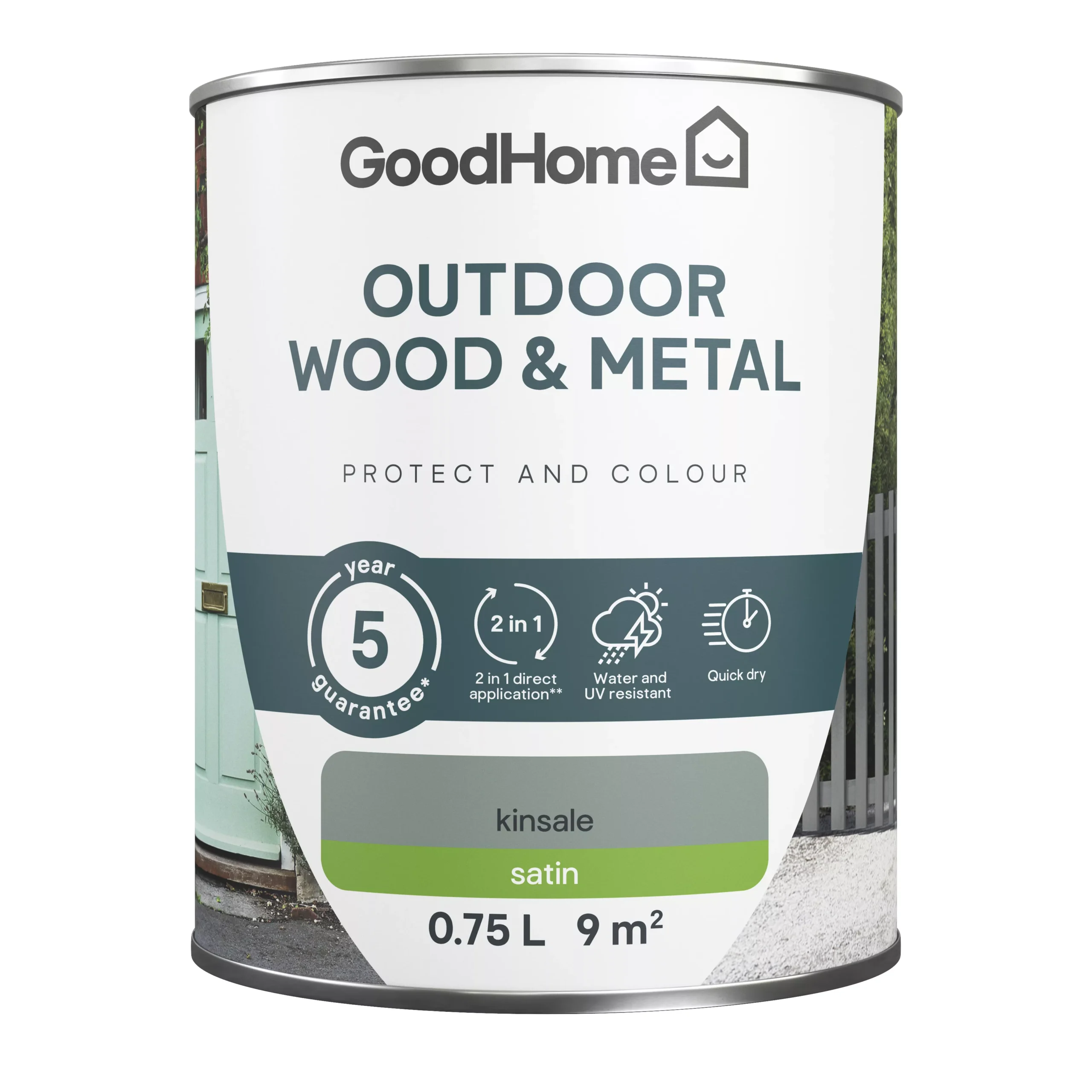 GoodHome Outdoor Kinsale Satinwood Multi-surface paint, 750ml GoodHome Outdoor Kinsale Satinwood Multi-surface Paint, 750ml -trade point store goodhome outdoor kinsale satinwood multi surface paint 750ml5059340296920 02c scaled
