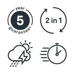 GoodHome Outdoor White Satinwood Multi-surface Paint, 2.5L 5 GoodHome Outdoor White Satinwood Multi-surface Paint, 2.5L -trade point store goodhome outdoor white satinwood multi surface paint 2 5l5059340297002 03t