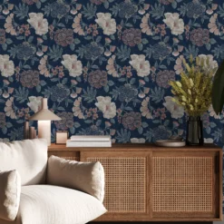 GoodHome Padworth Navy Woven Effect Textured Wallpaper 4 GoodHome Padworth Navy Woven Effect Textured Wallpaper -trade point store goodhome padworth navy woven effect textured wallpaper5059340831794 01i