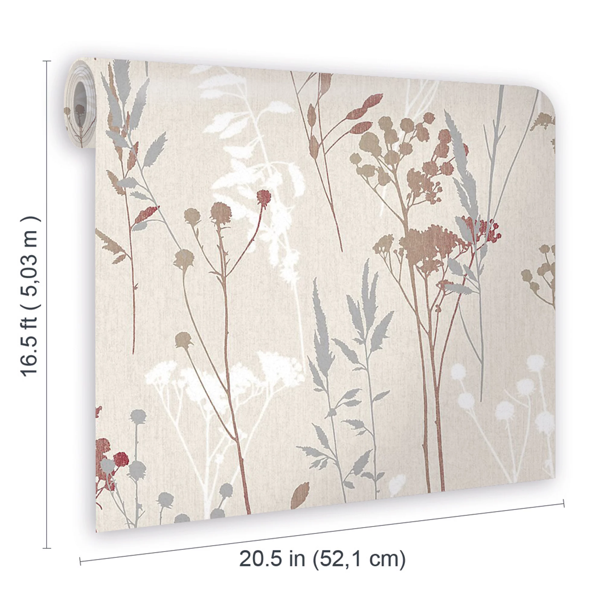 GoodHome Pio Cream & red Floral Textured Wallpaper GoodHome Pio Cream & Red Floral Textured Wallpaper -trade point store goodhome pio cream red floral textured wallpaper5397007220063 02t