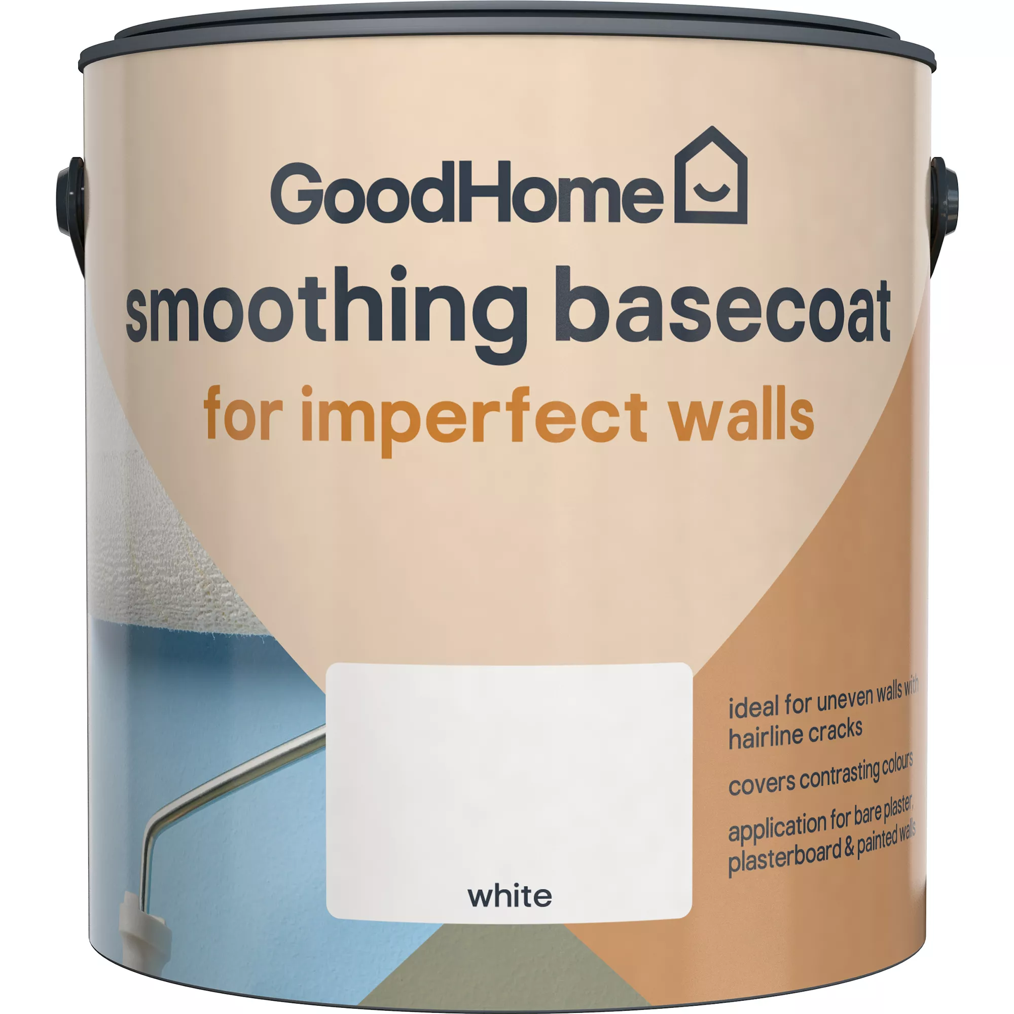 GoodHome Problem Walls White Basecoat, 2.5L GoodHome Problem Walls White Basecoat, 2.5L -trade point store goodhome problem walls white basecoat 2 5l5036581057121 02c