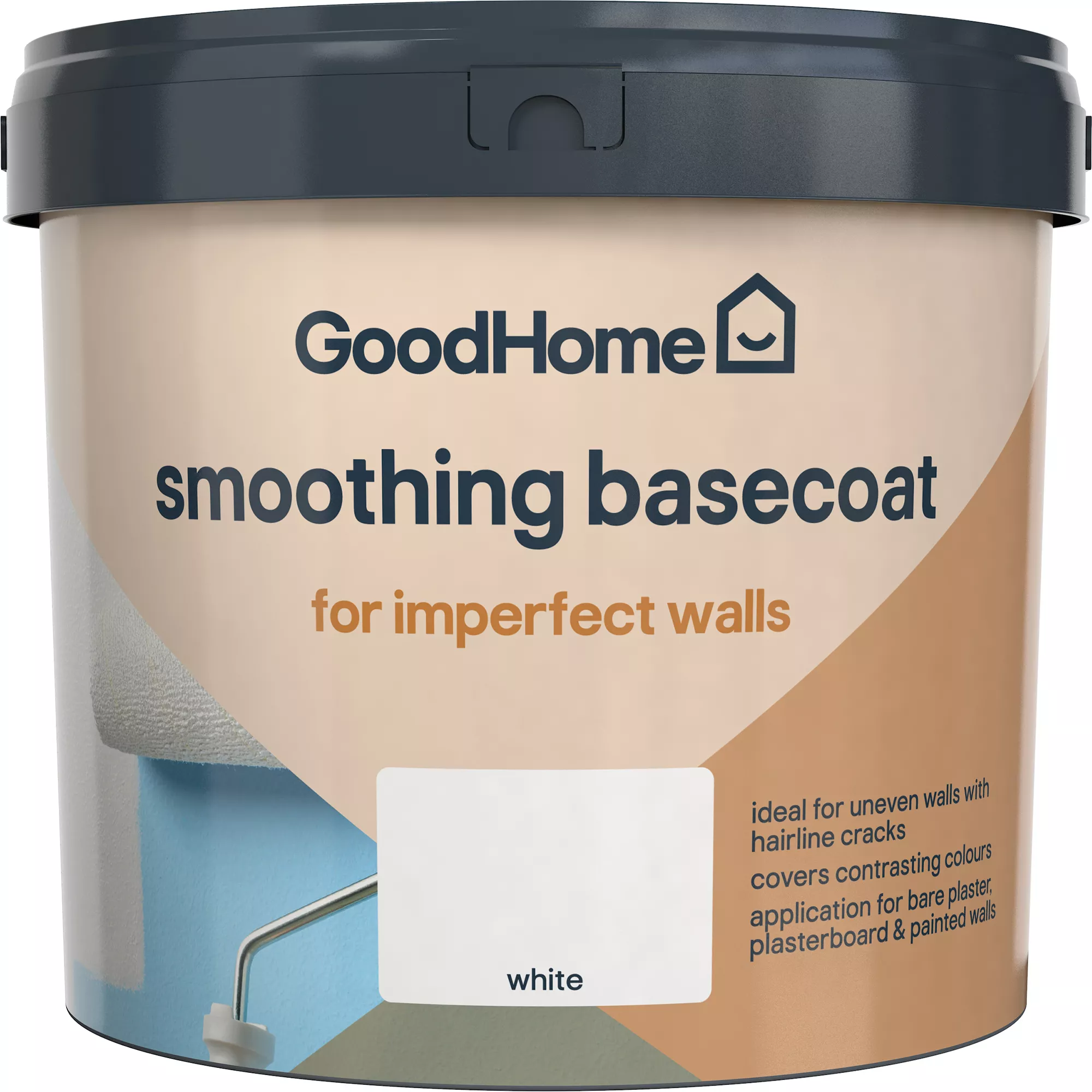GoodHome Problem Walls White Basecoat, 5L GoodHome Problem Walls White Basecoat, 5L -trade point store goodhome problem walls white basecoat 5l5036581057114 02c
