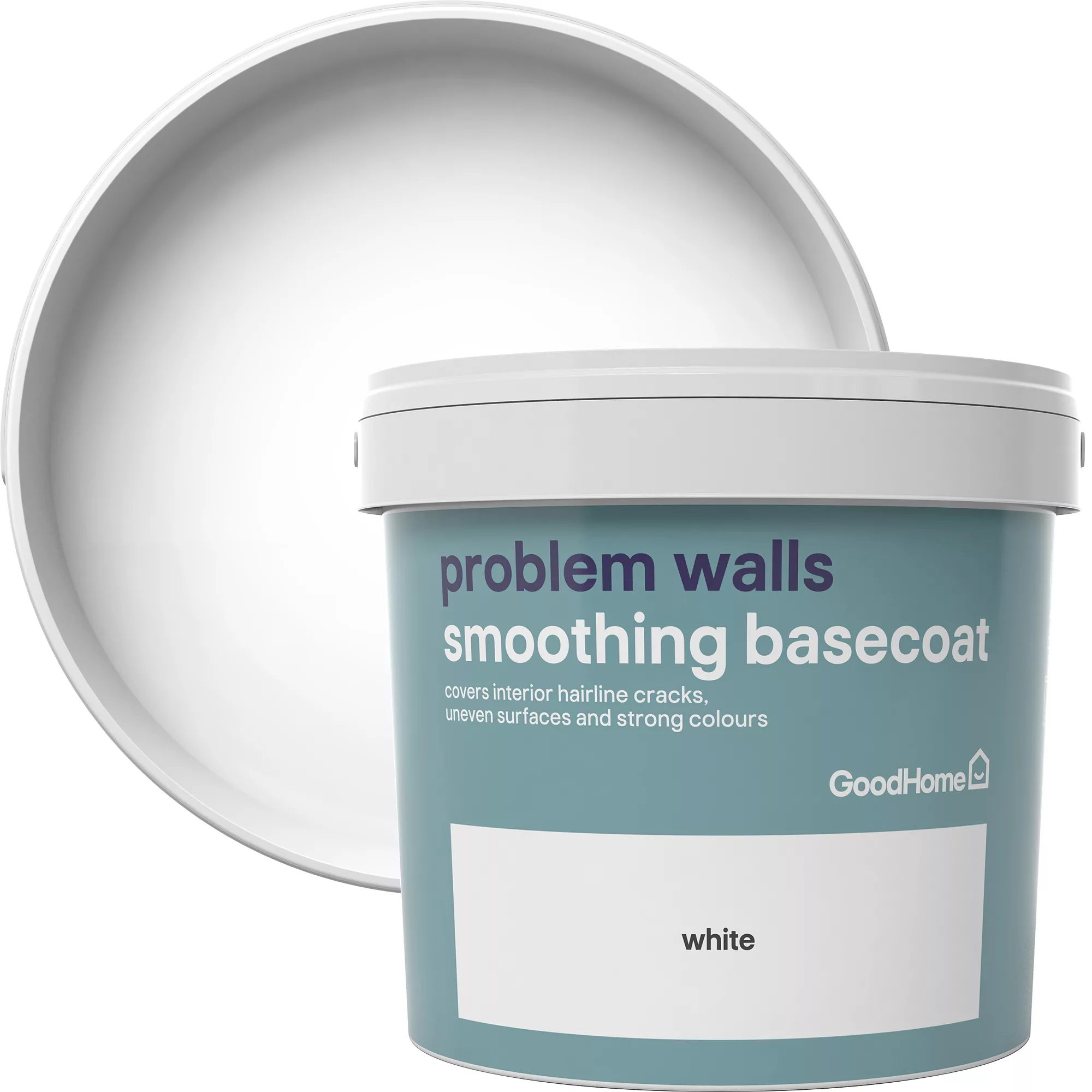 GoodHome Problem Walls White Basecoat, 5L GoodHome Problem Walls White Basecoat, 5L -trade point store goodhome problem walls white basecoat 5l5036581057114 37c