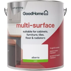 GoodHome Renovation Alberta Satinwood Multi-surface Paint, 2L 3 GoodHome Renovation Alberta Satinwood Multi-surface Paint, 2L -trade point store goodhome renovation alberta satinwood multi surface paint 2l5059340288093 02c