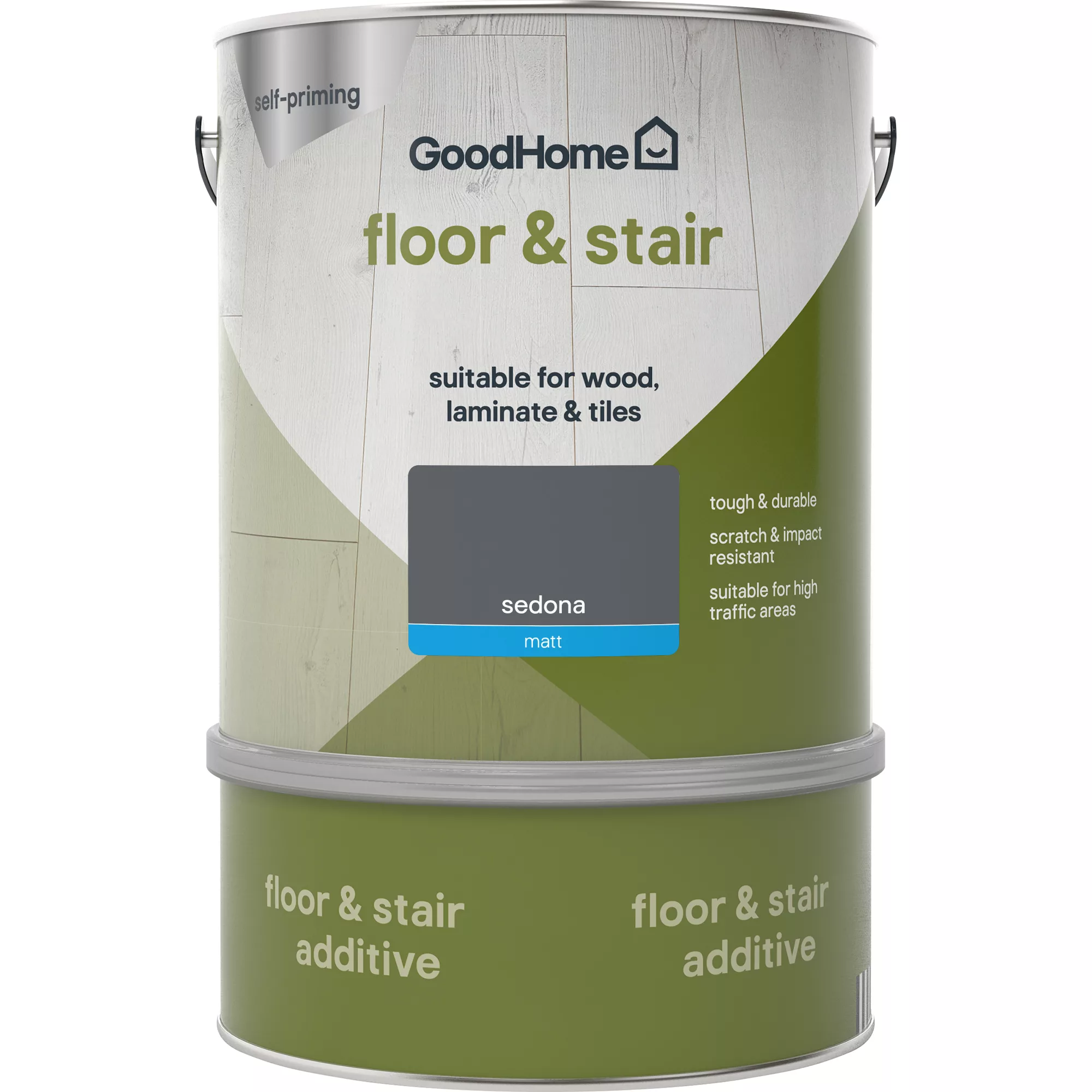 GoodHome Renovation Sedona Matt Floor & stair paint, 2L GoodHome Renovation Sedona Matt Floor & Stair Paint, 2L -trade point store goodhome renovation sedona matt floor stair paint 2l5059340288246 02c