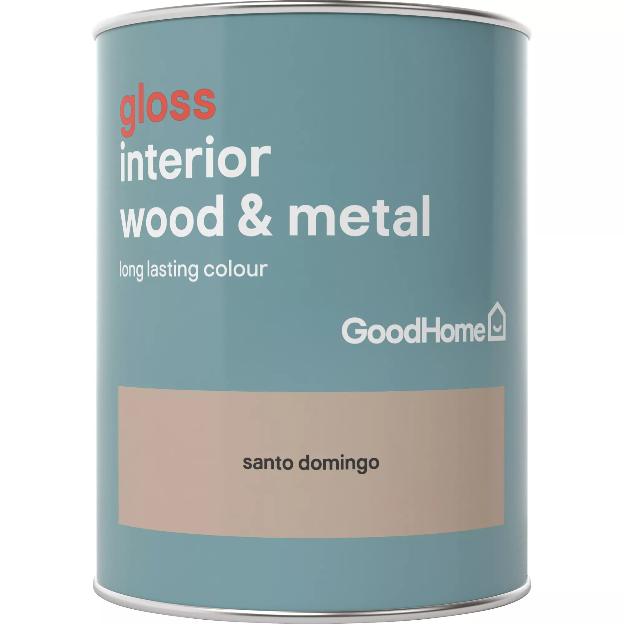 GoodHome Santo domingo Gloss Metal & wood paint, 750ml GoodHome Santo Domingo Gloss Metal & Wood Paint, 750ml -trade point store goodhome santo domingo gloss metal wood paint 750ml5036581061678 02c bq
