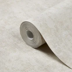 GoodHome Sarry Beige Concrete Effect Textured Wallpaper