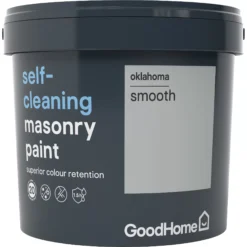 GoodHome Self-cleaning Oklahoma Smooth Matt Masonry Paint, 5L 3 GoodHome Self-cleaning Oklahoma Smooth Matt Masonry Paint, 5L -trade point store goodhome self cleaning oklahoma smooth matt masonry paint 5l3663602521327 08c bq