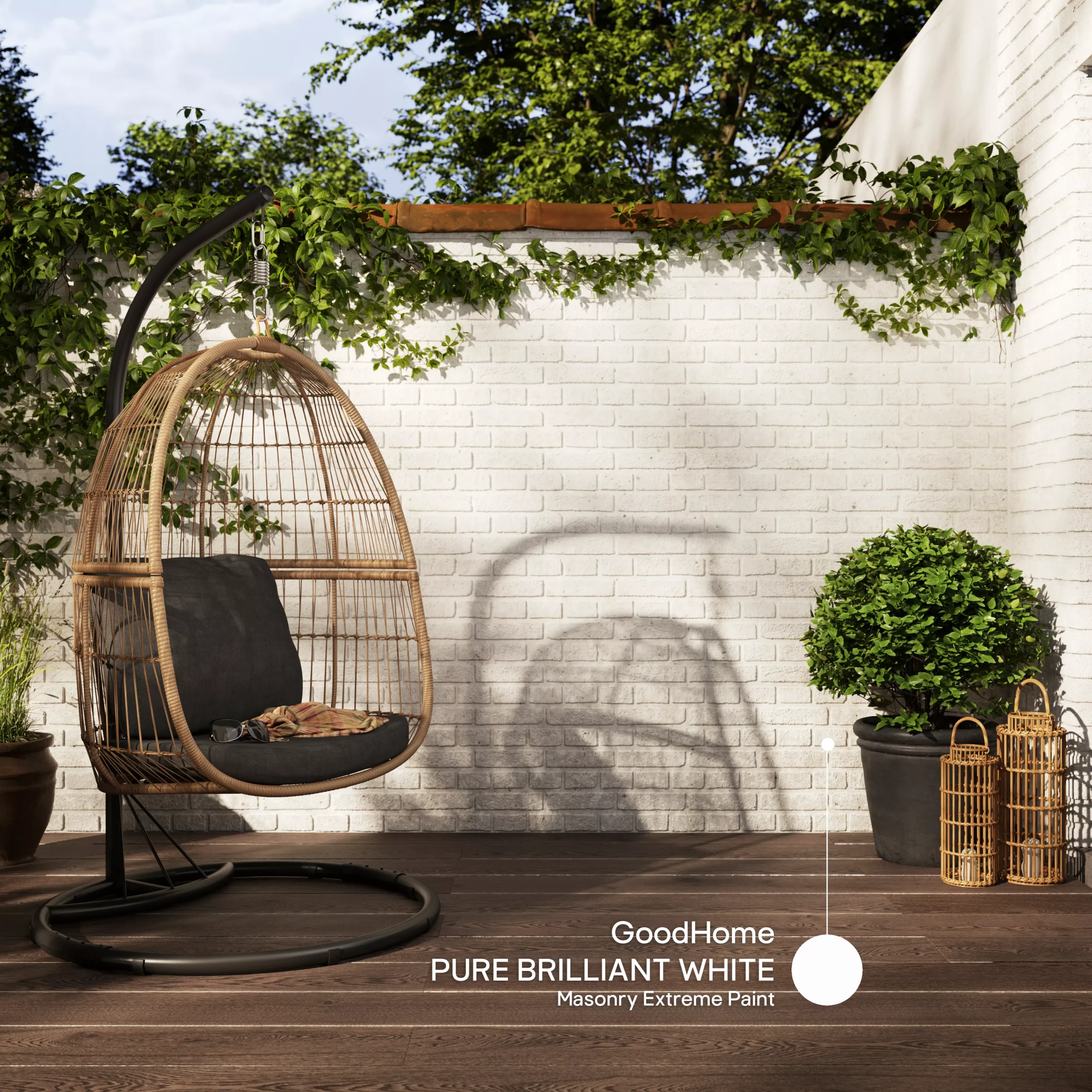 GoodHome Self-cleaning Pure brilliant white Smooth Matt Masonry paint, 10L GoodHome Self-cleaning Pure Brilliant White Smooth Matt Masonry Paint, 10L -trade point store goodhome self cleaning pure brilliant white smooth matt masonry paint 10l3663602521112 19i EN 2022 scaled