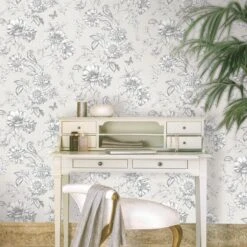 GoodHome Stanmer Beige Floral Mica Effect Textured Wallpaper 5 GoodHome Stanmer Beige Floral Mica Effect Textured Wallpaper -trade point store goodhome stanmer beige floral mica effect textured wallpaper5059340410203 01i