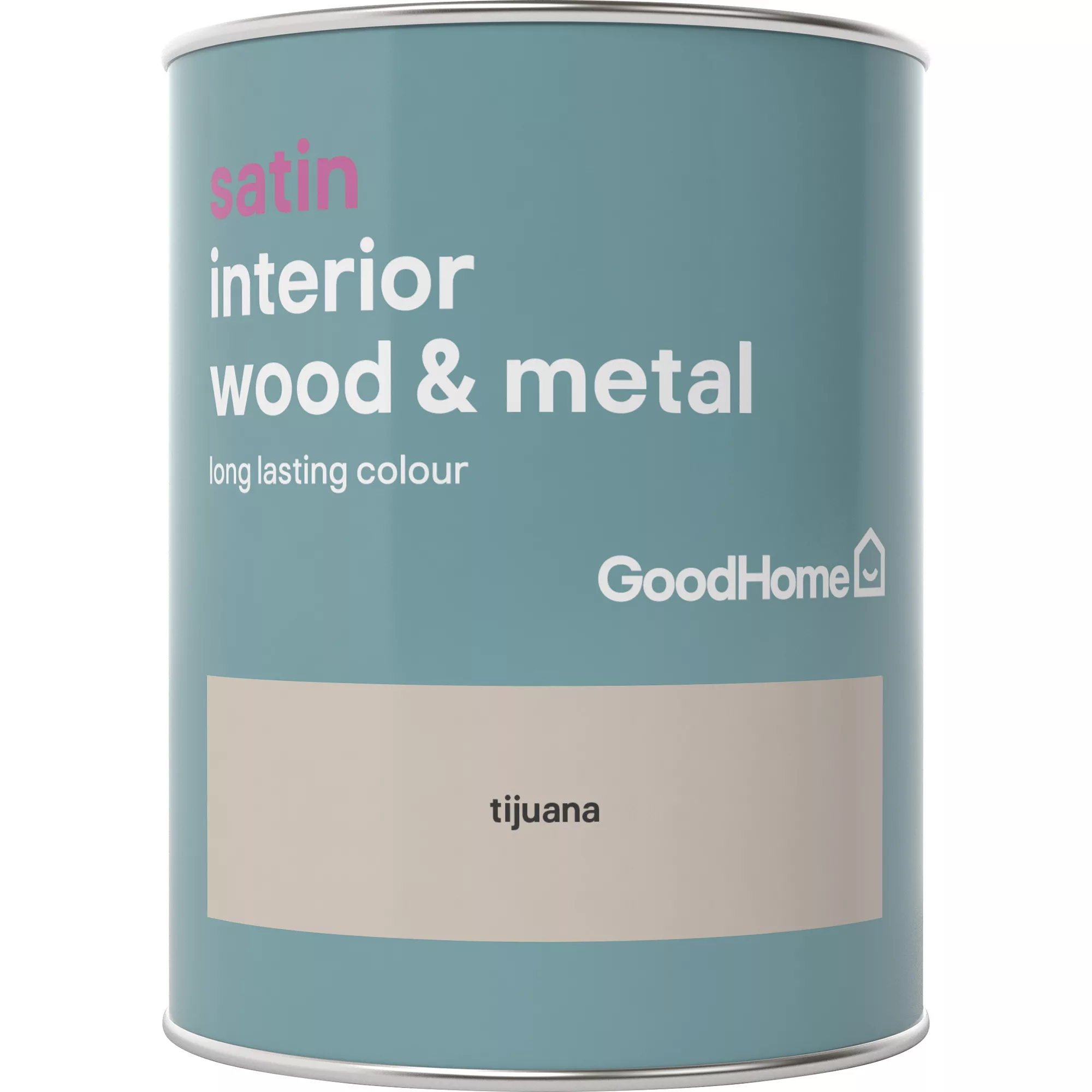 GoodHome Tijuana Satin Metal & wood paint, 750ml GoodHome Tijuana Satin Metal & Wood Paint, 750ml -trade point store goodhome tijuana satin metal wood paint 750ml5036581059330 02c BQ
