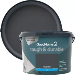 GoodHome Tough & Durable Louisville Matt Emulsion Paint, 2.5L