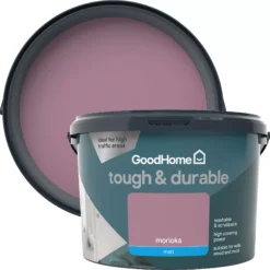 GoodHome Tough & Durable Morioka Matt Emulsion Paint, 2.5L