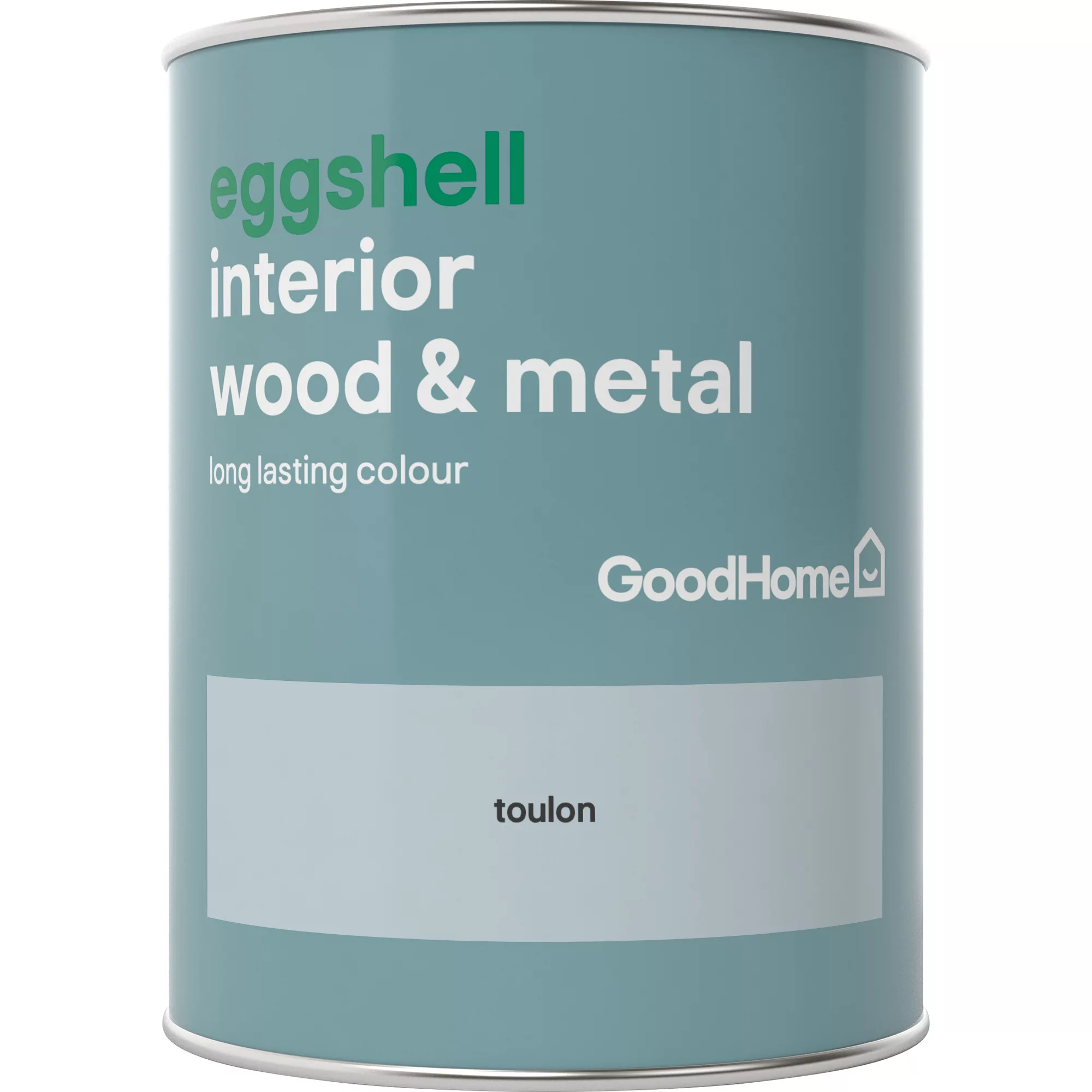 GoodHome Toulon Eggshell Metal & wood paint, 750ml GoodHome Toulon Eggshell Metal & Wood Paint, 750ml -trade point store goodhome toulon eggshell metal wood paint 750ml5036581059200 02c BQ