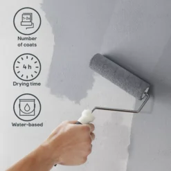 GoodHome Ultra Cover Brooklyn Matt Emulsion Paint, 2.5L -trade point store goodhome ultra cover brooklyn matt emulsion paint 2 5l5059340273594 05i