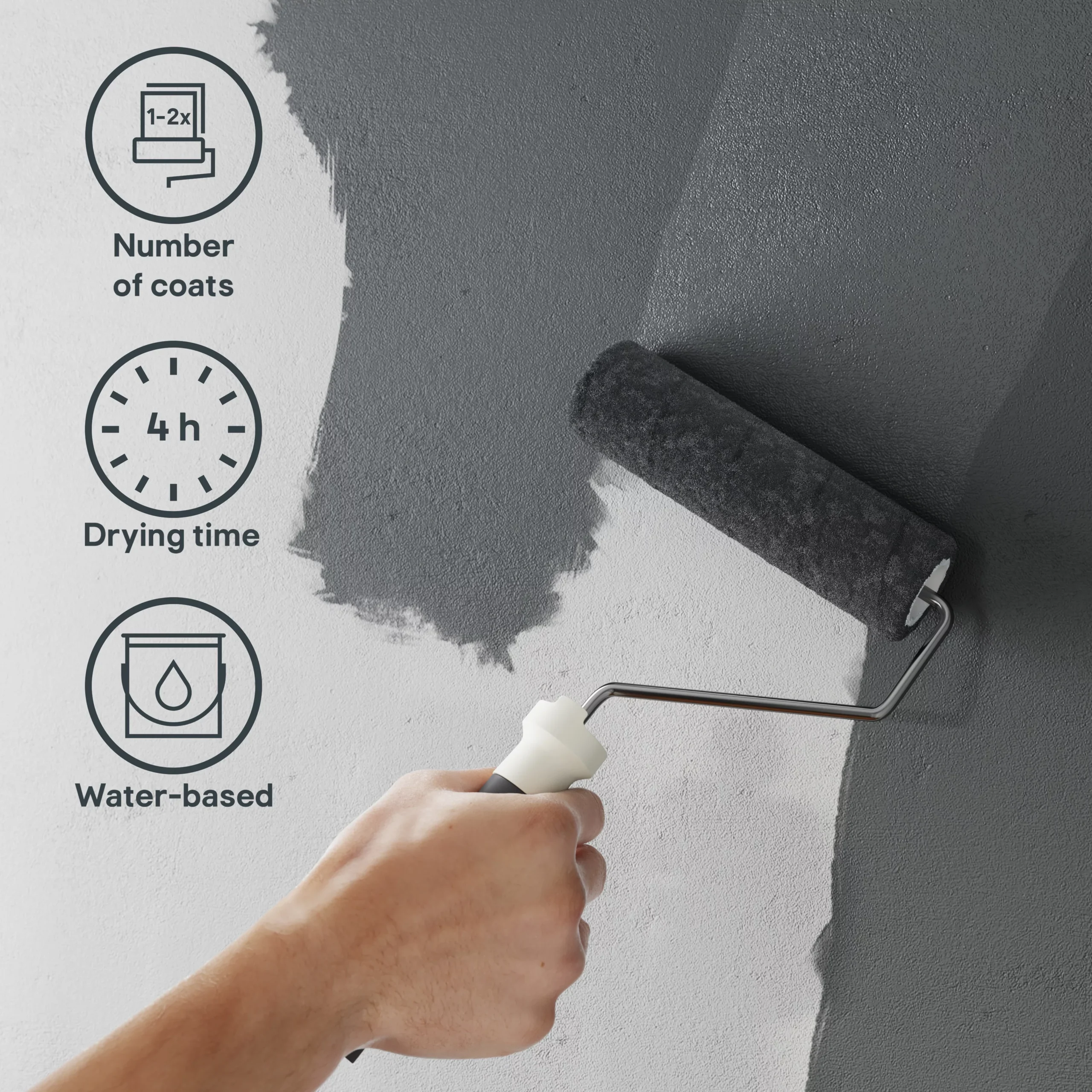 GoodHome Ultra Cover Hamilton Matt Emulsion paint, 2.5L GoodHome Ultra Cover Hamilton Matt Emulsion Paint, 2.5L -trade point store goodhome ultra cover hamilton matt emulsion paint 2 5l5059340273686 05i scaled