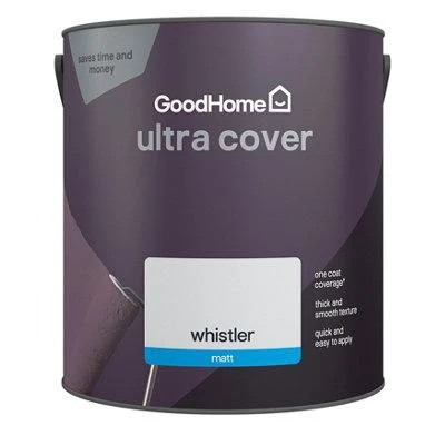GoodHome Ultra Cover Whistler Matt Emulsion paint, 2.5L GoodHome Ultra Cover Whistler Matt Emulsion Paint, 2.5L -trade point store goodhome ultra cover whistler matt emulsion paint 2 5l5059340273631 02c bq