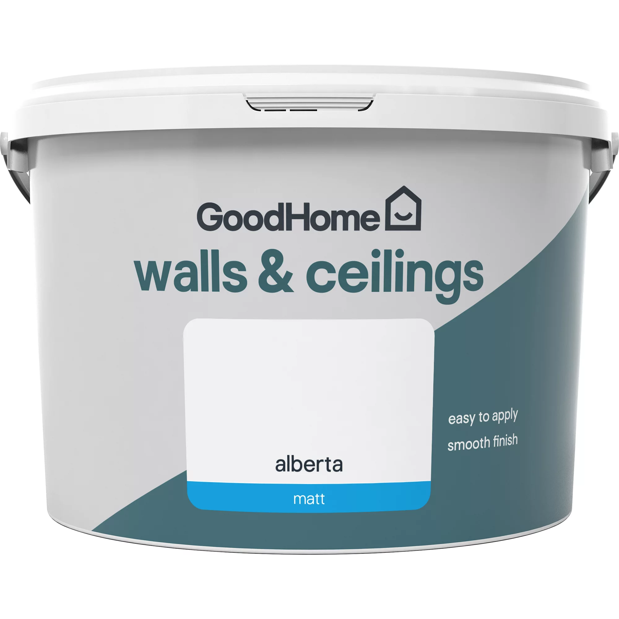 GoodHome Walls & ceilings Alberta Matt Emulsion paint, 2.5L GoodHome Walls & Ceilings Alberta Matt Emulsion Paint, 2.5L -trade point store goodhome walls ceilings alberta matt emulsion paint 2 5l3663602592372 02c