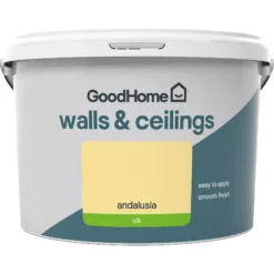 GoodHome Walls & Ceilings Andalusia Silk Emulsion Paint, 2.5L 3 GoodHome Walls & Ceilings Andalusia Silk Emulsion Paint, 2.5L -trade point store goodhome walls ceilings andalusia silk emulsion paint 2 5l3663602599753 02c