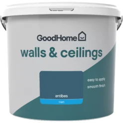 GoodHome Walls & Ceilings Antibes Matt Emulsion Paint, 5L -trade point store goodhome walls ceilings antibes matt emulsion paint 5l5059340272634 02c