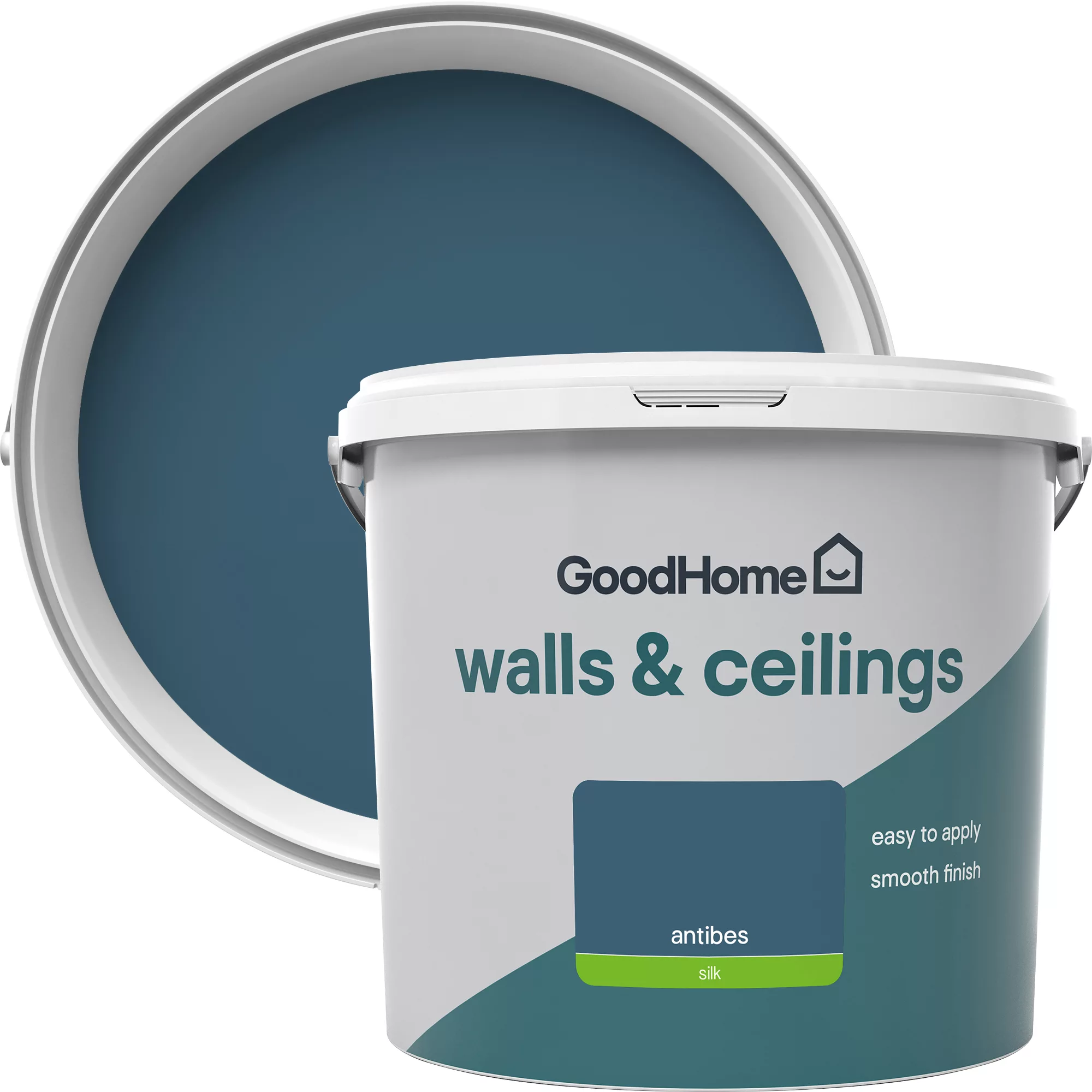 GoodHome Walls & ceilings Antibes Silk Emulsion paint, 5L GoodHome Walls & Ceilings Antibes Silk Emulsion Paint, 5L -trade point store goodhome walls ceilings antibes silk emulsion paint 5l5059340272856 37c