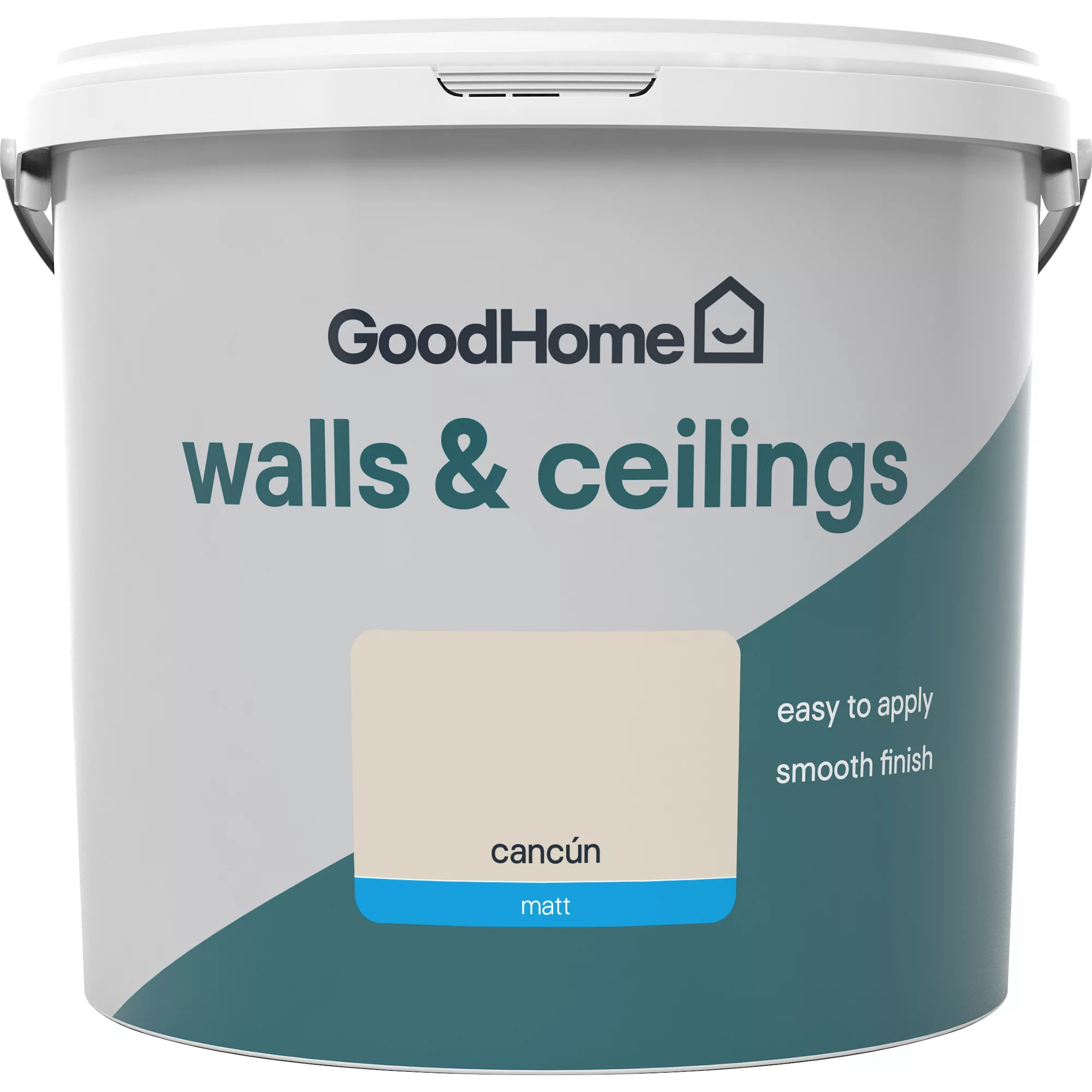 GoodHome Walls & ceilings Cancun Matt Emulsion paint, 5L GoodHome Walls & Ceilings Cancun Matt Emulsion Paint, 5L -trade point store goodhome walls ceilings cancun matt emulsion paint 5l3663602593928 02c