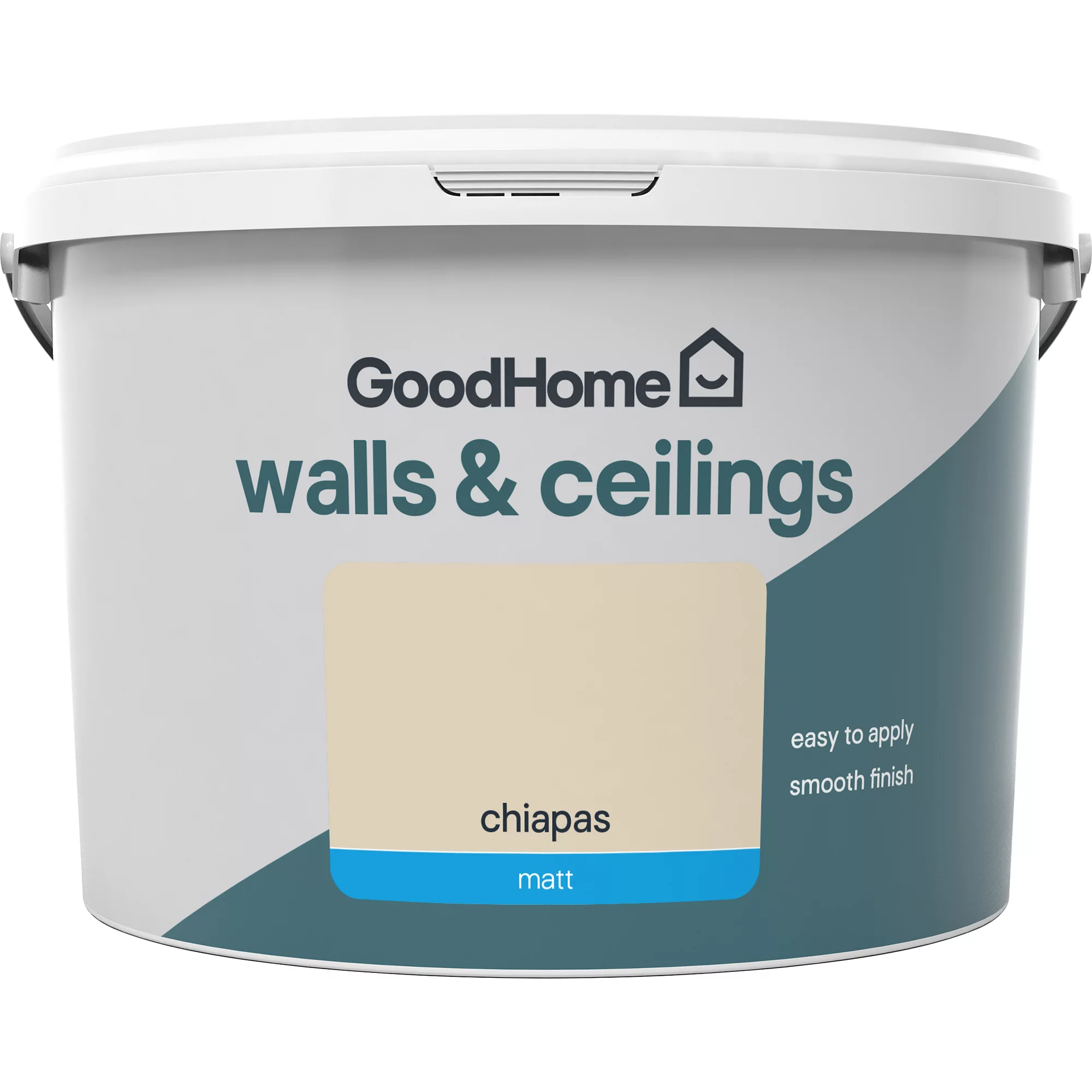 GoodHome Walls & ceilings Chiapas Matt Emulsion paint, 2.5L GoodHome Walls & Ceilings Chiapas Matt Emulsion Paint, 2.5L -trade point store goodhome walls ceilings chiapas matt emulsion paint 2 5l3663602595069 02c
