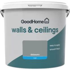 GoodHome Walls & Ceilings Delaware Matt Emulsion Paint, 5L 3 GoodHome Walls & Ceilings Delaware Matt Emulsion Paint, 5L -trade point store goodhome walls ceilings delaware matt emulsion paint 5l3663602596509 02c