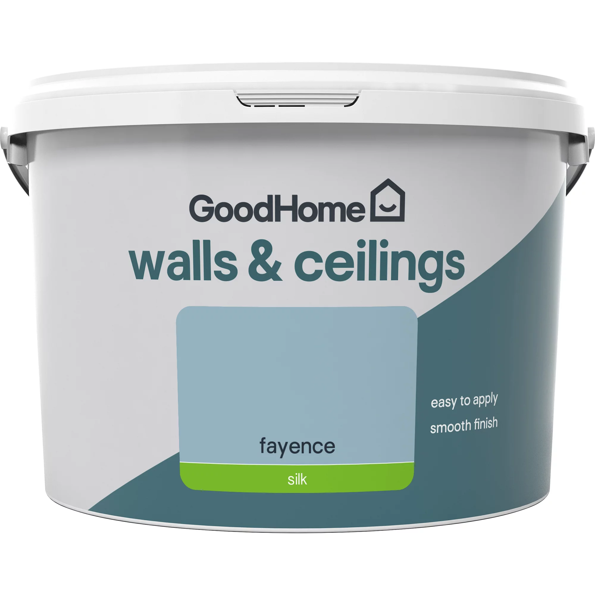 GoodHome Walls & ceilings Fayence Silk Emulsion paint, 2.5L GoodHome Walls & Ceilings Fayence Silk Emulsion Paint, 2.5L -trade point store goodhome walls ceilings fayence silk emulsion paint 2 5l5059340272764 02c
